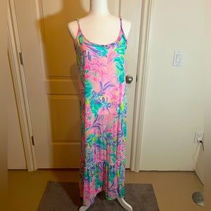 Lilly Pulitzer Size S Bathing Suit Cover Up Maxi Dress EUC